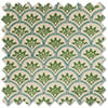 Land & Shore Dawn (Blackout), Green - Twist&Fit Roller Blind